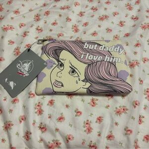 NWT Disney Ariel Pouch